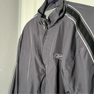 Reebox Gray Windbreaker Jacket